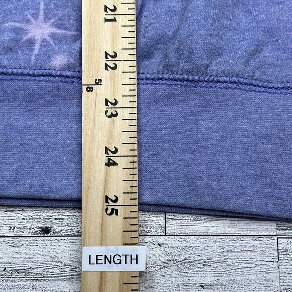 Star Wars Disney Sweatshirt Women Medium Lavender Sequin Spell Out Long Sleeve - Picture 11 of 12